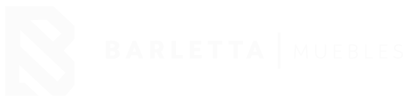 Barletta Muebles Logotipo Horizontal Blanco